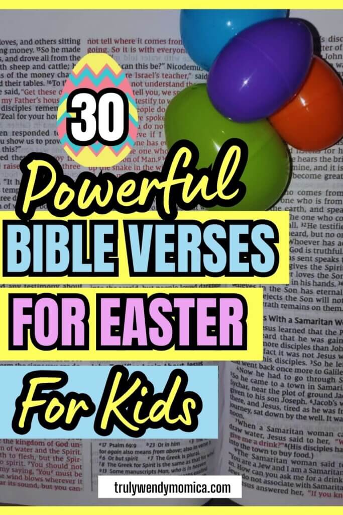 Easter Bible Verses for kids