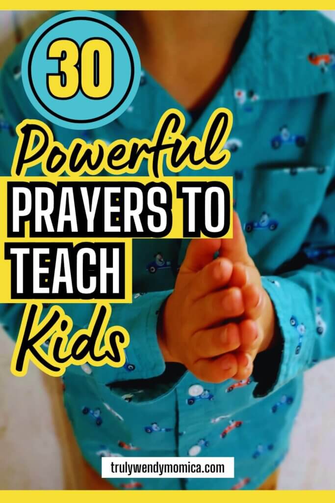 teach kids how to pray