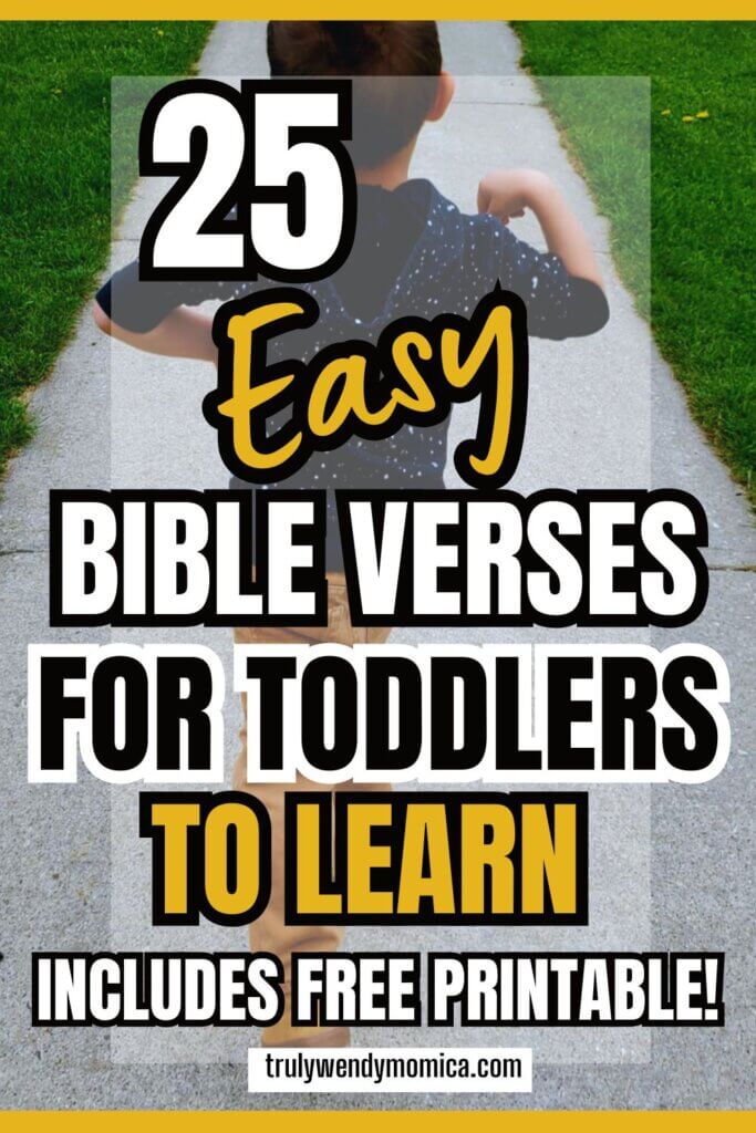 Bible verses for toddlers