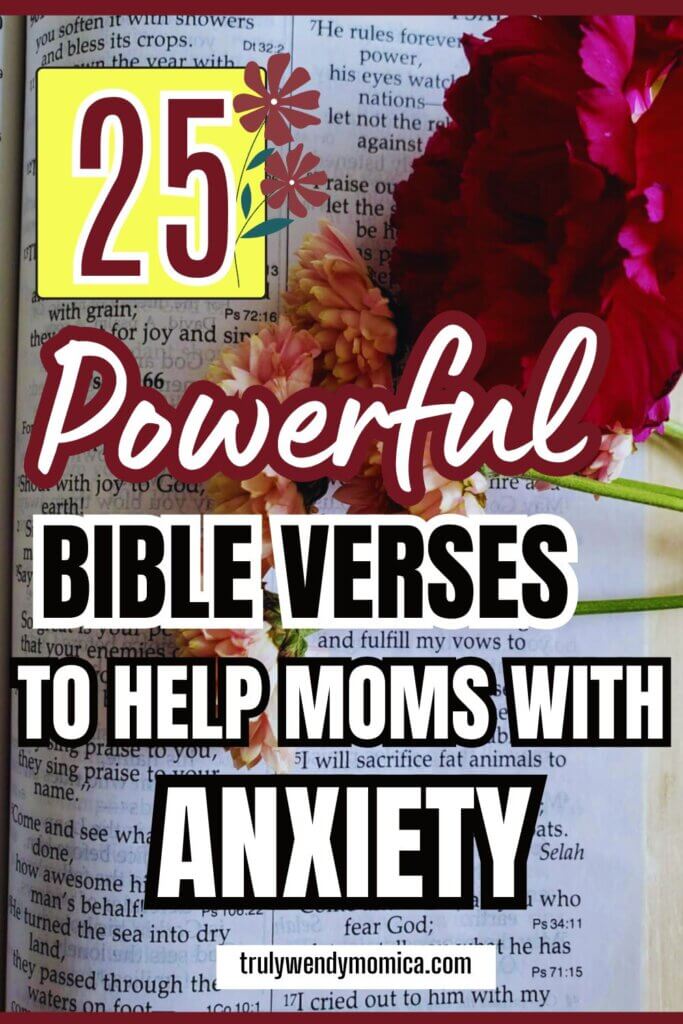 Bible verses to help moms with anxiety