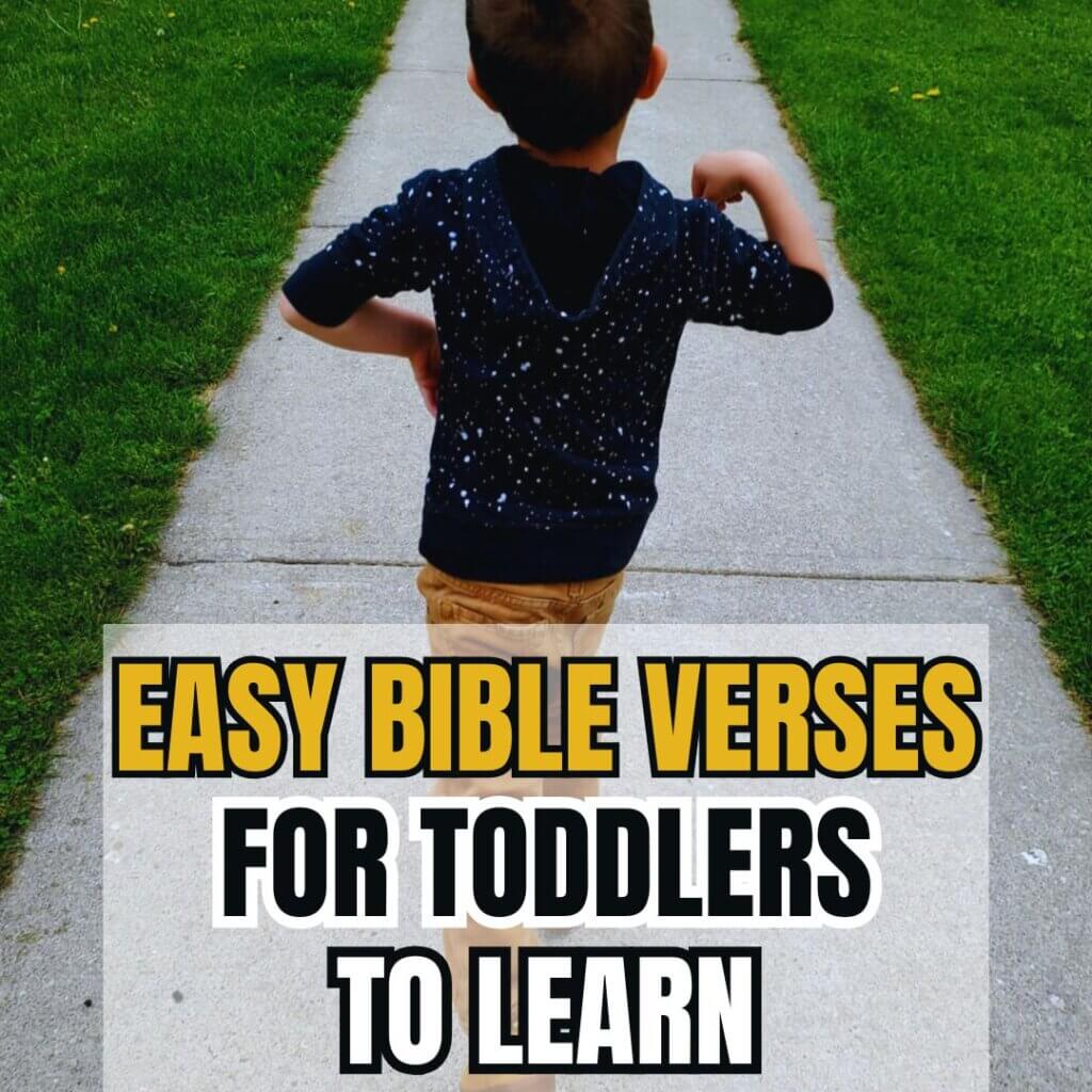Bible verses for toddlers